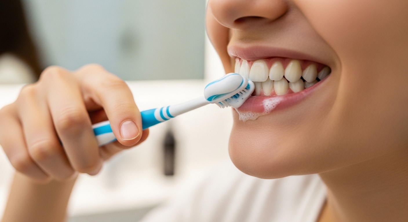 Dentist consulting with a patient about dental implants in a modern clinic